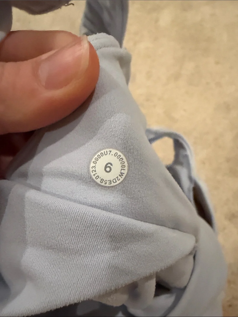 Lululemon Align C/D Bra Size 6 Blissful Blue